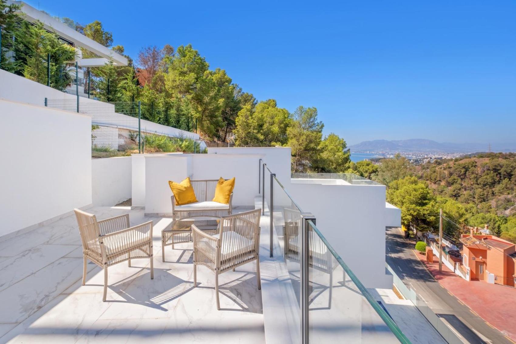 Villas Pinares De San Anton - Sea, City, Mountain, Views Málaga Extérieur photo