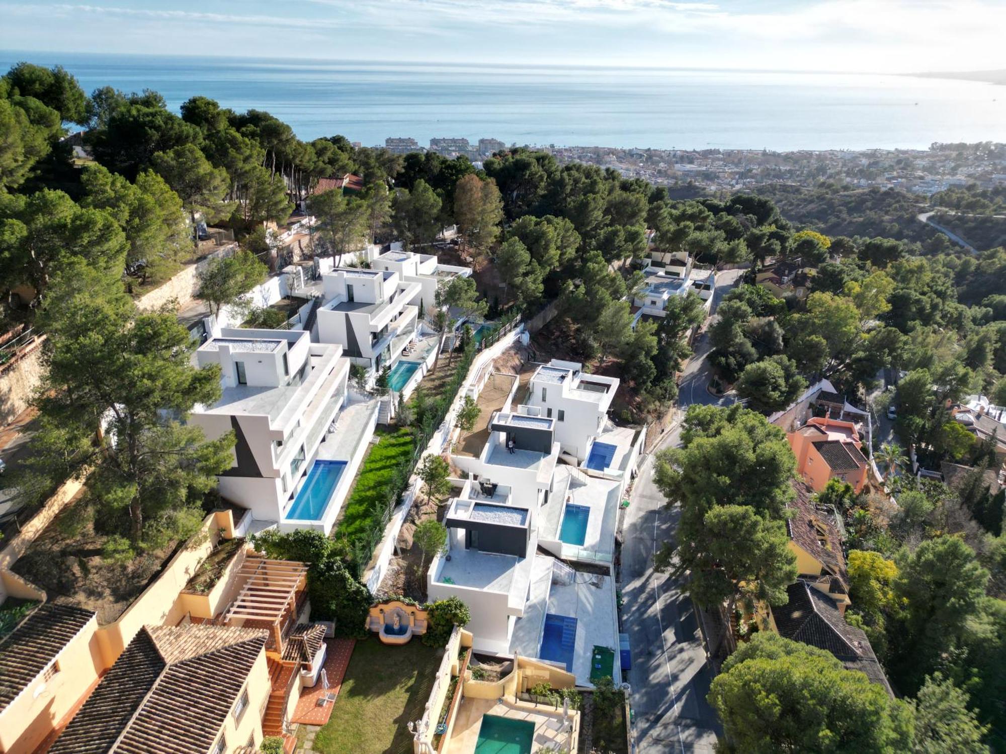 Villas Pinares De San Anton - Sea, City, Mountain, Views Málaga Extérieur photo
